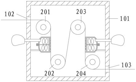 一种基于纺织的具有吸尘功能的纺织品除毛装置的制作方法