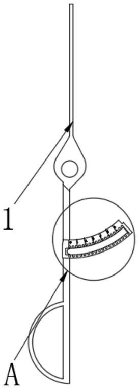 一种用于脊柱单边双通道下微创手术的新型测量钳的制作方法