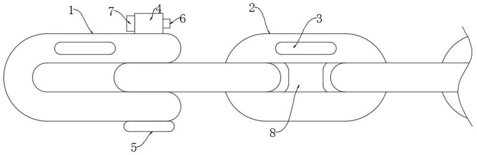 一种恒阻力防撞锚链的制作方法