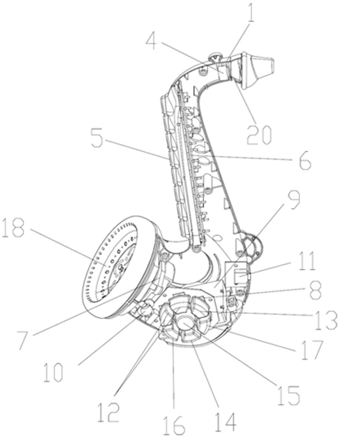 模拟萨克斯玩具的制作方法