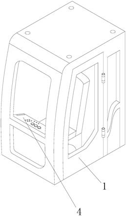 一种工程机械驾驶室用照明装置的制作方法