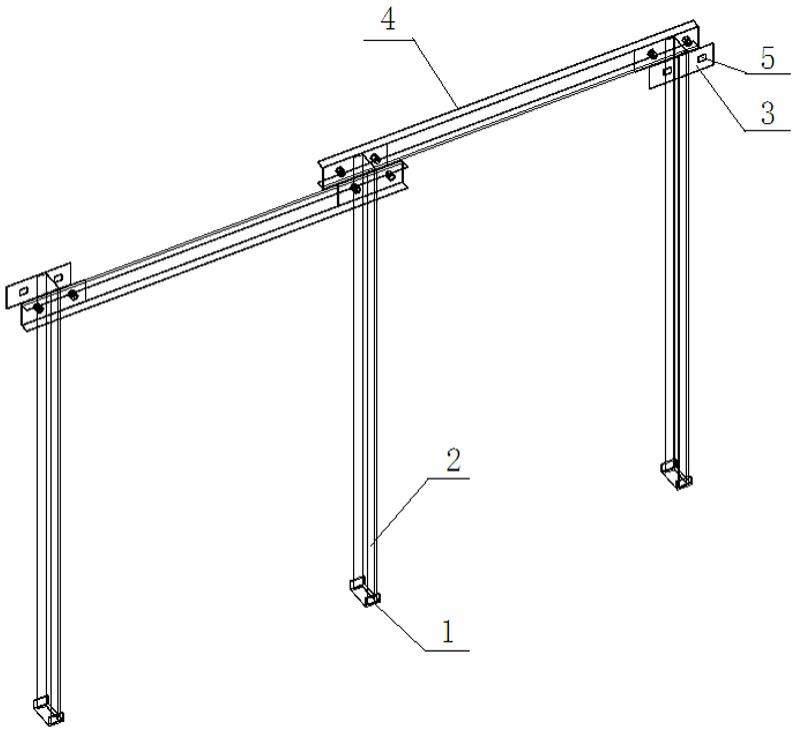 可组装槽钢马镫支架的制作方法