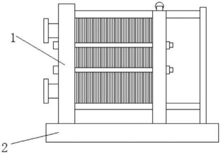 一种具有减震结构的板式换热器的制作方法