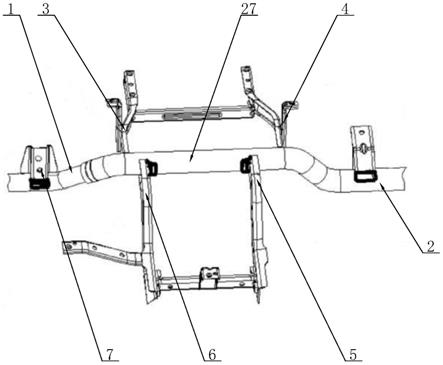 一种乘用车仪表板横梁总成结构的制作方法