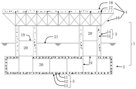 海上大型钢-混凝土组合浮式半潜平台结构的制作方法