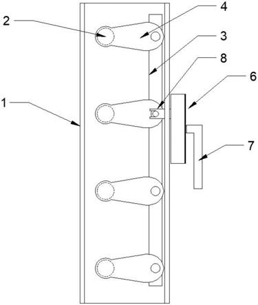 一种塑料活动门窗百叶的制作方法