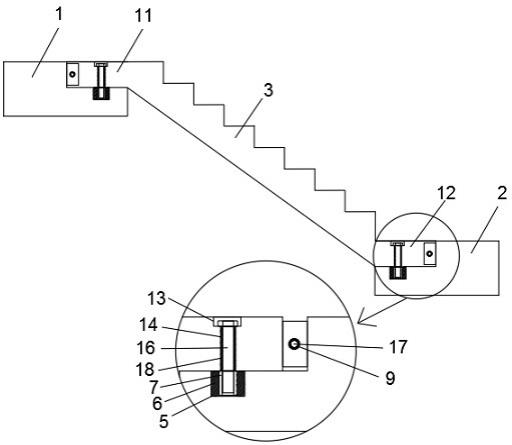 一种具有减震功能的装配式建筑楼梯的制作方法