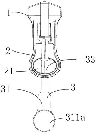 具有指示灯的拉头结构的制作方法