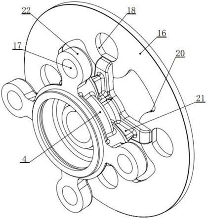 一种用于电动三轮车的轮毂结构的制作方法