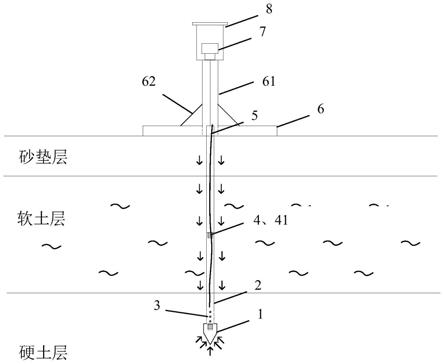 沉降监测用的基准点固定装置的制作方法