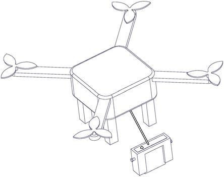 一种基于大载重系留无人机回收的水下测深仪的制作方法