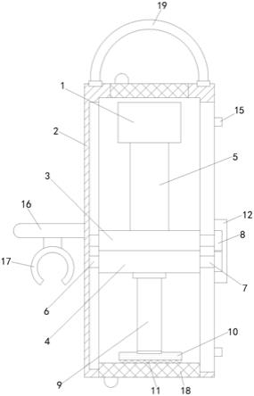 一种建筑施工用便携式灯架的制作方法