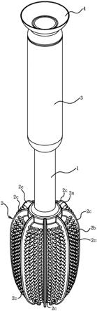 容器内壁清洗刷的制作方法