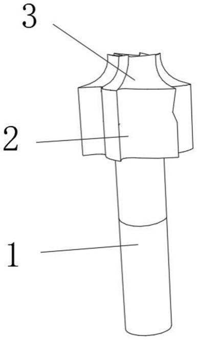 一种实现孔及圆弧面同时加工一体化刀具的制作方法