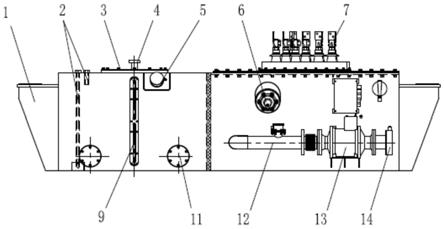 电油双源制机车燃油箱变压器模块装置的制作方法