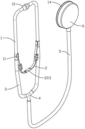 一种针对于小儿内科的心脏听诊器的制作方法