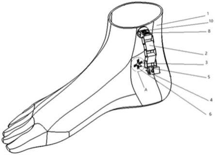 一种脚踝关节腔穿刺治疗辅助装置的制作方法