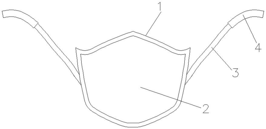 一种可更换滤片的框架口罩的制作方法