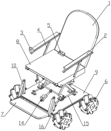 一种新型坐卧式电动升降轮椅的制作方法