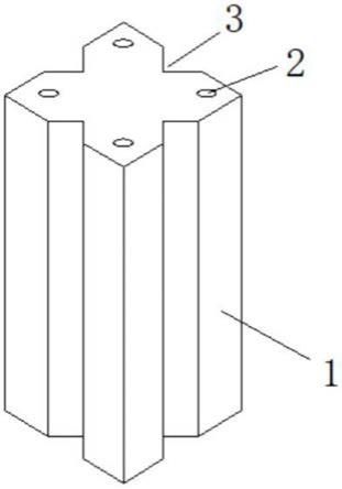 一种阳光房的铝合金立柱与基础连接结构的制作方法