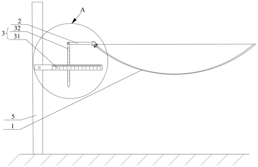 一种船舶用结构变形测量工具及测量方法与流程