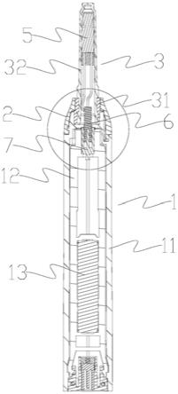 一种电动牙刷的震荡电机电连接结构的制作方法