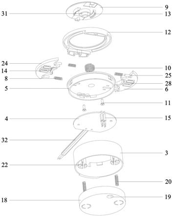 一种灯具智能电源控制器的连接结构的制作方法