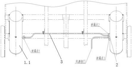 一种新型储风筒装置及石砟漏斗车的制作方法