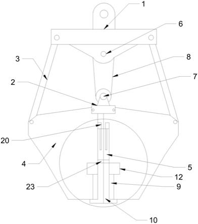 一种大型海底打捞抓斗的制作方法