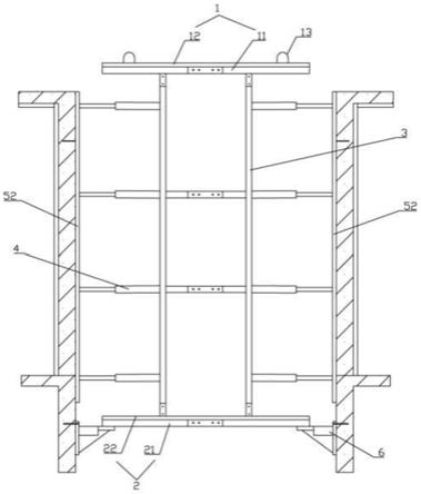 装配式双层整体电梯井平台的制作方法