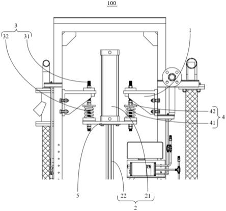 单炭化室悬架调节组件及单炭化室压力调节装置的制作方法
