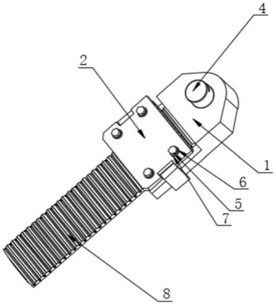一种滚床升降机用带式锁紧机构的制作方法