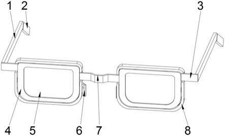 一种镜框可更换式眼镜的制作方法