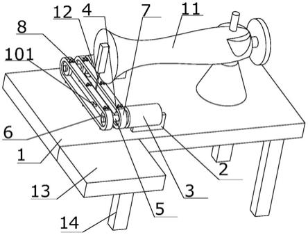 一种缝纫机的自动送料装置的制作方法
