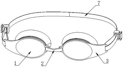 一种改进的双层镜片游泳眼镜的制作方法