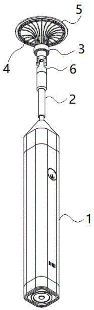 基于平面面式刷体的电动清洗器的制作方法