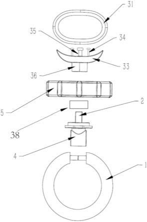 戒指式电子雾化器固定套的制作方法