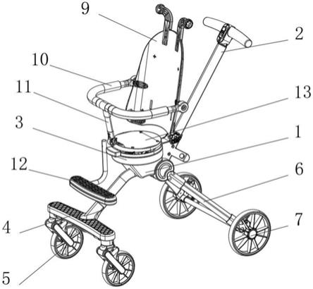 一种折叠婴儿推车的制作方法