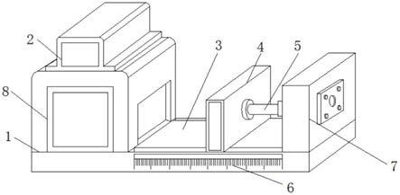 一种木托加工用具有距离调节功能的木板分片机的制作方法