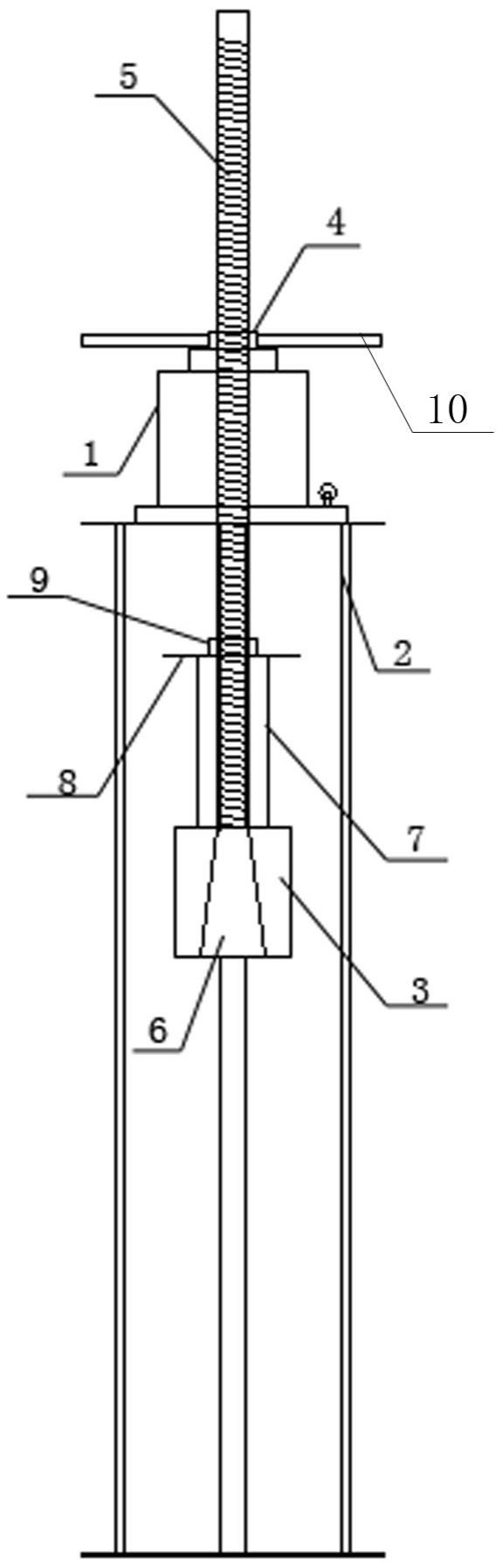 内嵌式同心液压护栏调整器的制作方法