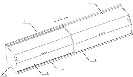 滑动门结构，包括该结构的打磨装置及钢轨打磨车的制作方法