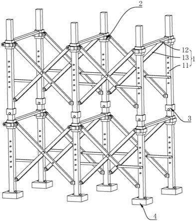 一种脚手架安装结构的制作方法