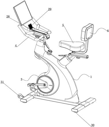一种带按摩功能的健身单车的制作方法