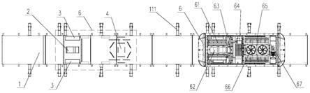 一种轨道客车低噪声空调通风系统的制作方法