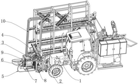 一种基于立杆式自动甘蔗收割机扶蔗导入装置的制作方法