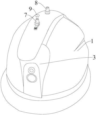 一种具有顶置隔热降温装置的智能消防头盔的制作方法