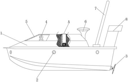 一种能自主防护的高强度M型槽道无人艇的制作方法