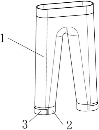 一种裤脚收缩防磨结构的制作方法