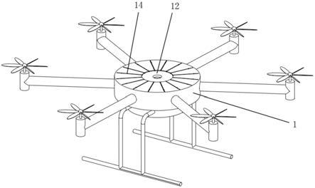 微型旋翼式无人机空中失控监测控制装置的制作方法