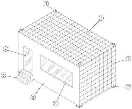 一种智能化被动式超低能耗临建房屋的制作方法